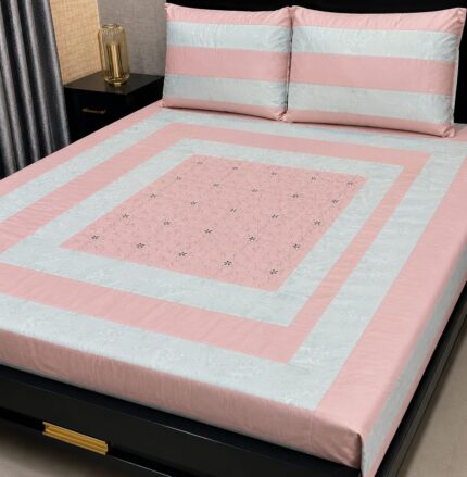 Best patches work embroidery bedsheet