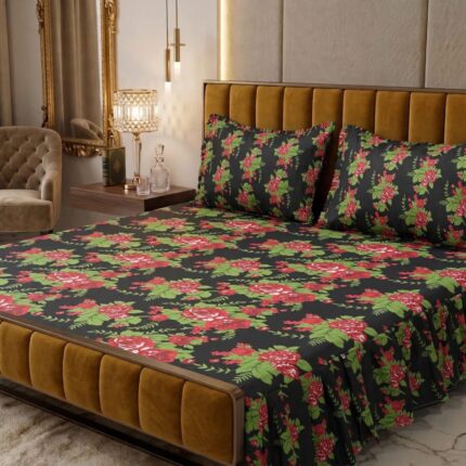 Cotton mix fabric bedsheet