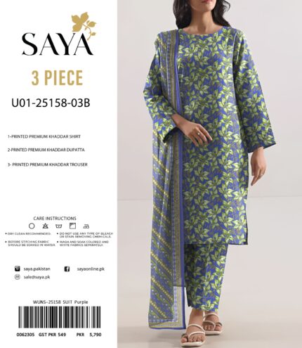 Printed khaddar