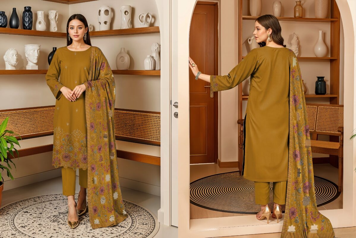 Winter mastered color dress