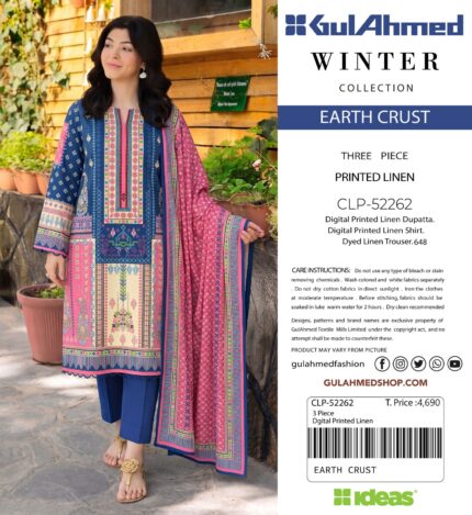 Digital Printed Linen Suit