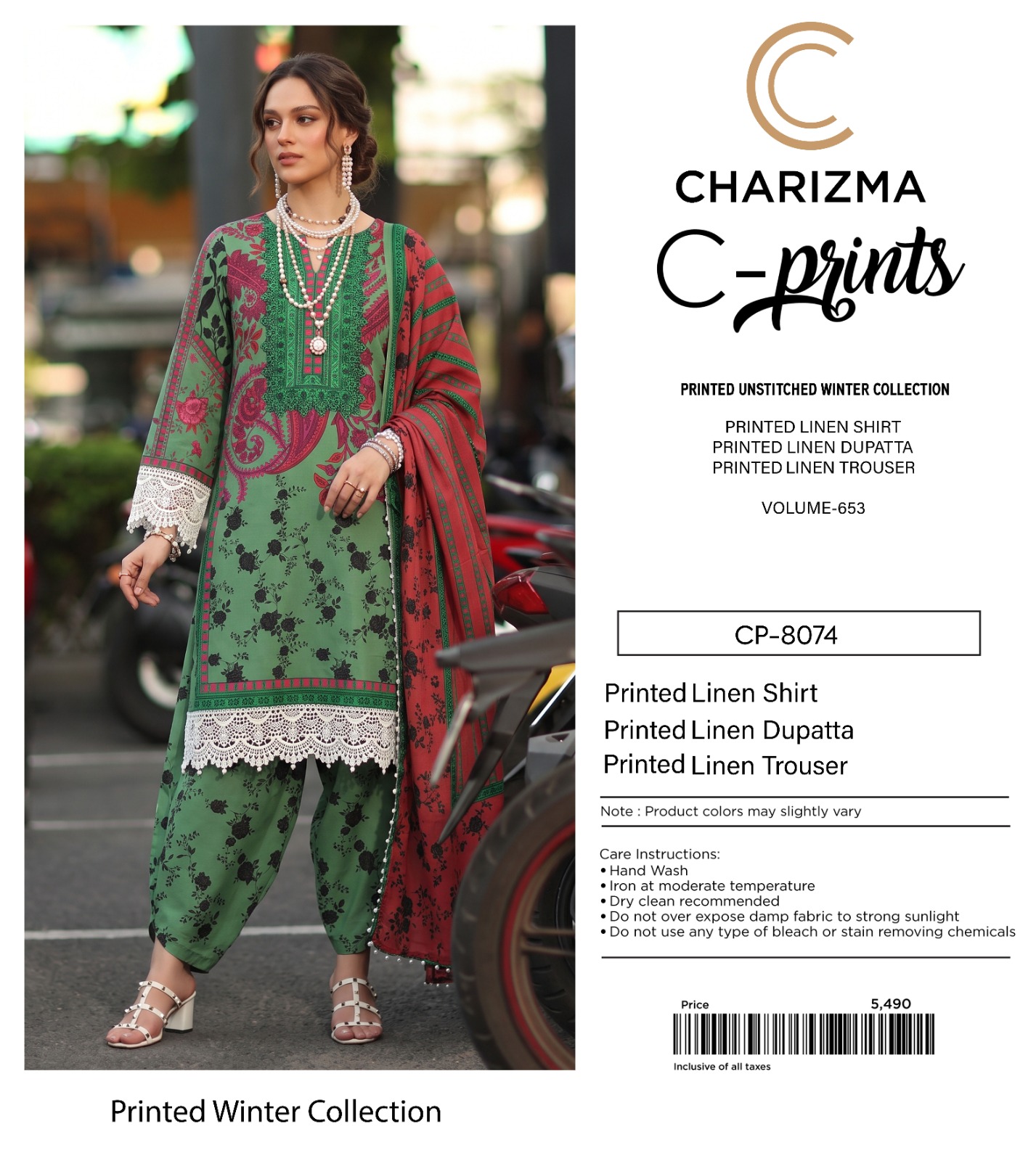 IMG-20260923-WA0001 Pakistani. Charisma linen dress