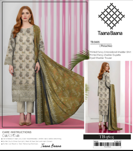 Khaddar patches dress